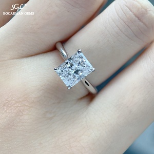 Igi แหวนเพชรแบบตัดได้ปรับแต่งได้สีทอง14K 18K หินที่ปลูกในห้องปฏิบัติการสำหรับงานหมั้นในงานแต่งงานส่งตรงจากโรงงาน - Product Image 4