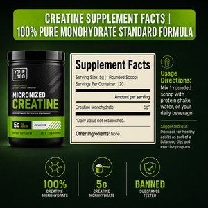 Esenciales para el Fitness, Aumenta la Fuerza y la Potencia, Favorece el Crecimiento Muscular, Acelera la Recuperación, Creatina Monohidrato Pura Micronizada al 99% en Polvo - Product Image 5