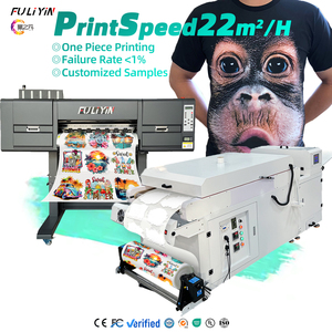 Impresora de Prendas de 2 Cabezales y 4 Cabezales I3200, Impresoras Digitales de Transferencia, Máquina de Impresión de Camisetas, Impresora Digital Todo en Uno de 60 cm Dtf - Product Image 1