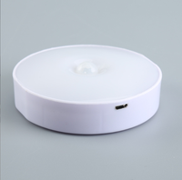 Moins cher USB Rechargeable sans fil magnétique Led armoire lumières chambre veilleuse capteur de mouvement lumière capteur de mouvement escalier lumière