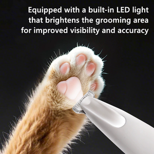 Afp Lawaai Pet Pootjes Trimmer Met 18Mm Breder Mes Usb Oplaadbare Led Pet Hair Trimmer Voor Honden En Katten - Product Image 3