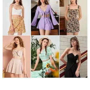 ชุดเดรสผ้าฝ้ายคุณภาพสูงขายส่ง, สินค้าเสื้อผ้ามือสองคละแบบ - Product Image 4
