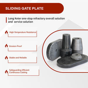 Kit réfractaire pour <span class=keywords><strong>porte</strong></span> coulissante Plaque de <span class=keywords><strong>porte</strong></span> coulissante en matériau réfractaire, longue durée de vie, buse de poche - Product Image 2