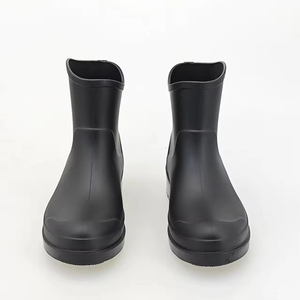 YL6048 Stivali da Pioggia da <span class=keywords><strong>Donna</strong></span> Neri Comodi, Traspiranti e Impermeabili per Giardino - Vendita Calda - Product Image 4