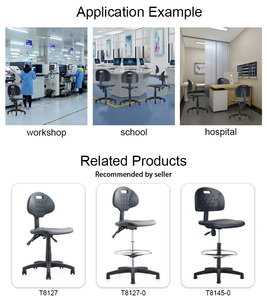 Mobilier multifonctionnel pour laboratoire informatique scolaire Chaise de laboratoire ESD réglable et antistatique pour le personnel de <span class=keywords><strong>bureau</strong></span> - Product Image 4