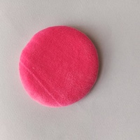 Vente en gros de poudres en vrac super douces effet cristal et éponges à poudre de miel, houppettes de poudre fixatrice rondes super douces effet cristal