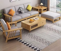 2026 Höhenverstellbares Günstiges Apartment-Sofa-Set aus Massivholz Optionale Größe und Farbe für Wohnzimmer und Apartment-Nutzung