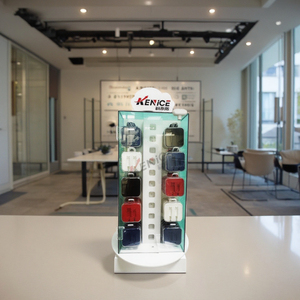 Xoay Acrylic sản phẩm điện tử hiển thị đứng với bền móc truy cập hàng đầu perspex điện thoại di động phụ kiện tủ trưng bày - Product Image 6