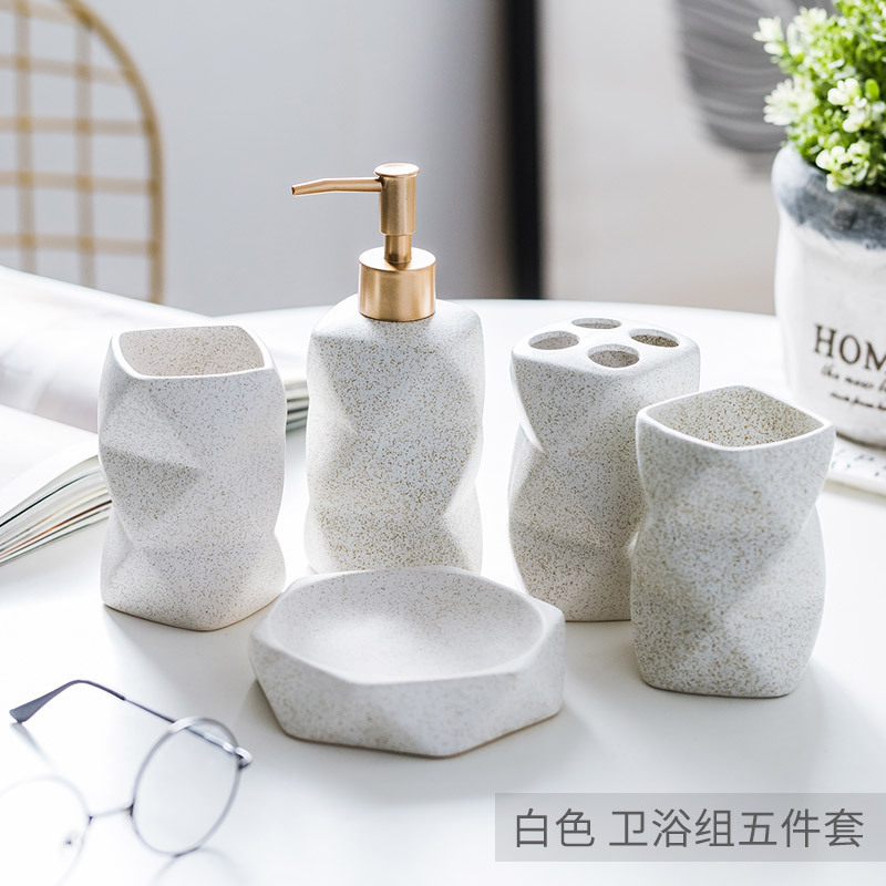White 5 pcs set