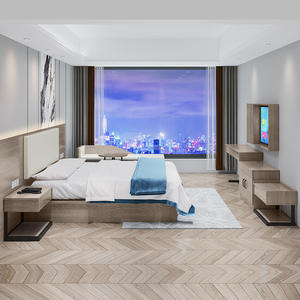 Lit de base en bois massif taille standard, résistant à l'eau, pour chambre à coucher moderne, mobilier d'hôtel 3-5 étoiles, personnalisé et économique, de la marque Love Zone - Product Image 6