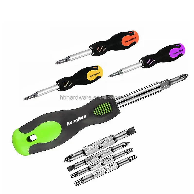 8-in-1-Schraubendreher-Tasche Multi-Bit-Schraubendreher-Set Kreuz schlitz-Torx-Kopf-Reparatur-Werkzeugs atz Magnetschraubendreher-Set