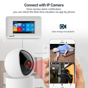 PG-106 Sistema di <span class=keywords><strong>Allarme</strong></span> Antifurto Wireless WIFI GSM <span class=keywords><strong>con</strong></span> Schermo Touch, Sistema di Sicurezza Domestica Intelligente Fai-da-Te <span class=keywords><strong>con</strong></span> Telecamera TUYA Smart Life - Product Image 4