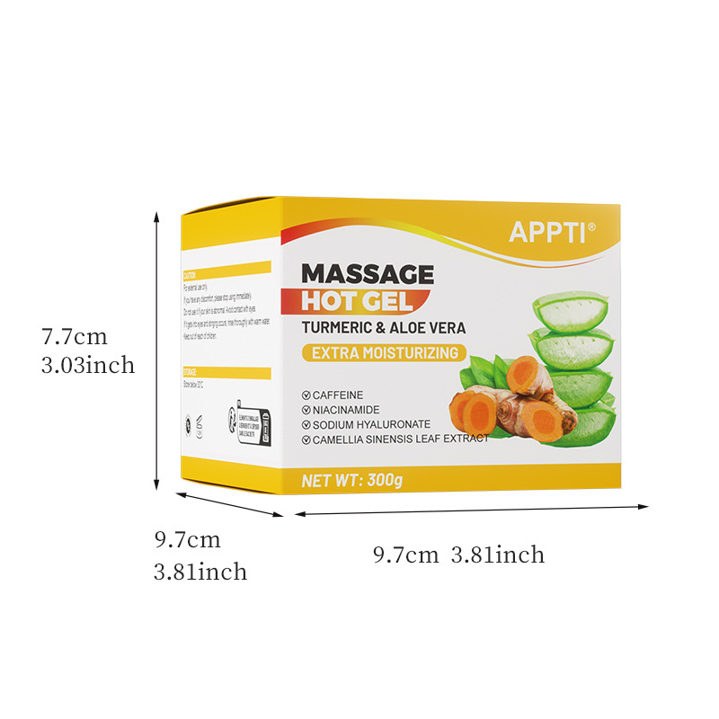 MASSAGE HOT GEL TURMERIC & ALOE VERA