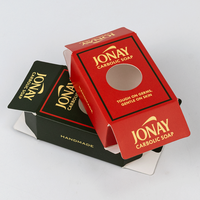 Boîte à savon de luxe en gros, emballage alimentaire pour macarons, desserts, bonbons, papier marbré, carton avec fenêtre et sac en papier