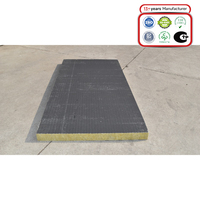 Panneau composite en polyuréthane de haute qualité avec laine de roche, forme carrée/feuille, pour l'isolation des murs extérieurs des bâtiments