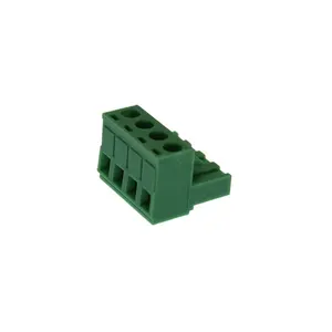 LHE2EDGK-5.08-4P 4 pin electrical brass terminal block plug