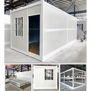 Maison mobile préfabriquée modulaire en panneaux sandwich en acier, pliable, conteneur, école, atelier, hôtel - Product Image 2