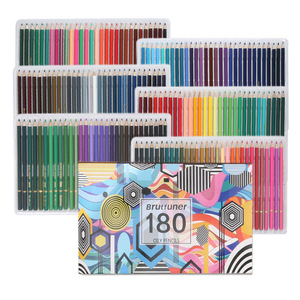 <span class=keywords><strong>BRUTFUNER</strong></span> Crayons de couleur à l'huile en bois non lavables pour étudiants, anti-casse, pour graffiti, 120 couleurs - Product Image 5