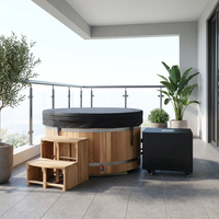 Baignoire de trempage à froid double professionnelle en acier inoxydable pour salle de sport avec refroidisseur intelligent et température réglable 3-42 ° C