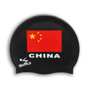 Bonnet de bain de compétition professionnel de haute qualité, bonnet de bain en silicone sans couture personnalisé, fabricants de bonnets de bain de Noël - Product Image 3