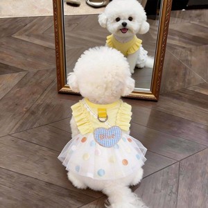 Ropa para Perros, Falda de Verano Delgada Estilo Princesa para Perros Pequeños, de Poliéster, Anti-Desprendimiento de Pelo - Product Image 3