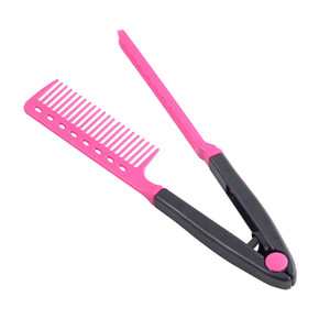 Cepillo Alisador de Cabello, Peine de Estilizado en V, Plegable para Salón de Peluquería - Product Image 3