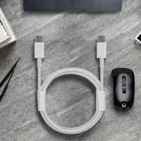 Câble USB-C vers USB-C CE en cuivre pur PD 100W à charge rapide avec gaine TPE pour iOS iPhone 15/16 iPad Macbook