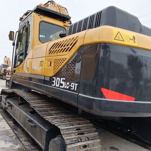 Excavatrice sur chenilles Hyundai 305LC-9T d'occasion fiable pour les fermes avec composants principaux Pompe et moteur Modèle 2022 Garantie d'un an - Product Image 1