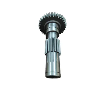 Standard Special Steel Round Spur Gear Rack And Pinion Shaft For Construction Machinery