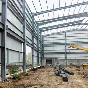 Snelle installatie <span class=keywords><strong>prefab</strong></span> geprefabriceerde draagbare hangar stalen modulaire constructie magazijn metalen schuur - Product Image 4