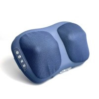 Coussin de massage électrique 3D à pétrissage profond pour chaise et voiture, soulagement des douleurs musculaires, Almohada De Masaje Caliente Shiatsu