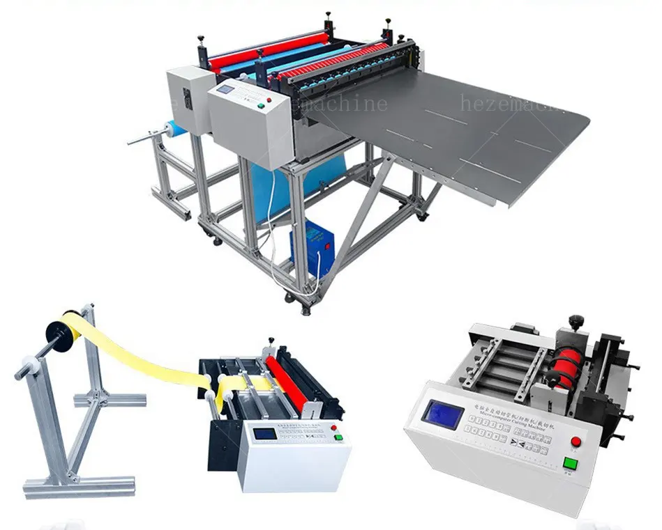 Automatic Hot And Cold Ribbon Cutter Pvc Electrical Electric Tape Cutting Machine