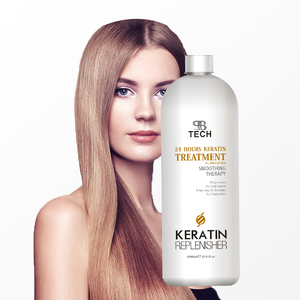 Traitement capillaire à la <span class=keywords><strong>kératine</strong></span> brésilienne, <span class=keywords><strong>après</strong></span>-<span class=keywords><strong>shampoing</strong></span> lissant, volumisant, rafraîchissant, acide hyaluronique, acides aminés - Product Image 3