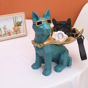 รูปปั้นสุนัขเรซินขนาดเล็กรูปปั้น<span class=keywords><strong>โด</strong></span><span class=keywords><strong>เบอร์</strong></span><span class=keywords><strong>แมน</strong></span>บัตเลอร์สำหรับห้องนั่งเล่นผ่าน - Product Image 3