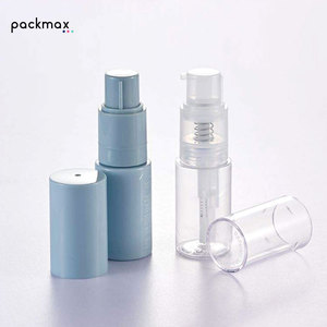 Transparent plastic PET talcum powder spray <b>bottle</b>, skin-use spiral powder <b>pump</b> care - Product Image 6