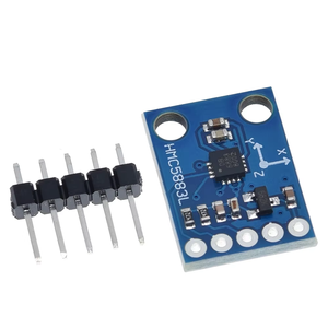 GY-273 Hmc5883l Drievoudige As Kompas <span class=keywords><strong>Magnetometer</strong></span> Sensormodule 3V-5V Drieassige Magnetisch Veld Ics - Product Image 2