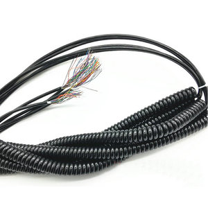CALT 12 16 17 18 19 21 Spiral <strong>Coiled</strong> <strong>Cable</strong> for CNC MPG Spring <strong>Cable</strong> - Product Image 2