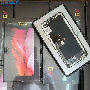 หน้าจอ LCD โทรศัพท์มือถือ Gx hard Oled Display 15 14 13 12 11 Pro X Xs Xr Pantalla JK RJ ZY GX สำหรับ iPhone - Product Image 3
