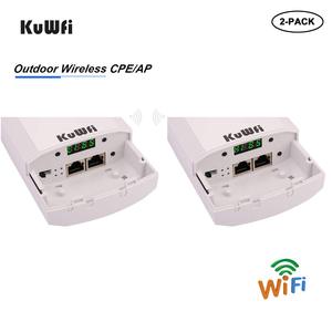 KuWFi Cầu Nối <span class=keywords><strong>Ethernet</strong></span> Không Dây 2 Gói Cầu Nối Không Dây Tầm Xa 5.8G IP65 Bộ Mở Rộng WiFi Không Thấm Nước - Product Image 5