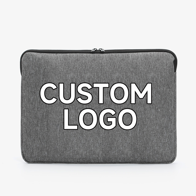 Custom Logo Unisex Soft Laptop Sleeve Case Protective Zipper Bag Cover for MacBook Air Notebook Tablet Convenient Carrying Case