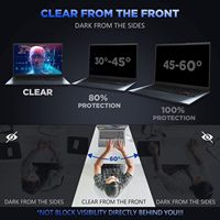 Filtres de confidentialité pour ordinateur portable mat, vente en gros, protection d'écran anti-rayures pour HP Dell