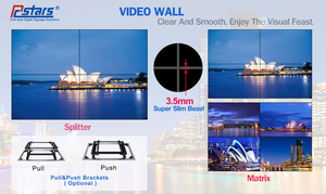 49 Inch Treo Tường Đa Nối Màn Hình Quảng Cáo Hiển Thị Người Chơi Biển Quảng Cáo Siêu Hẹp Bezel <span class=keywords><strong>LCD</strong></span> Video Wall Panel - Product Image 2