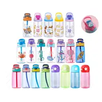 Flypeak 480ML BAP ücretsiz özel plastik su şişesi çocuk çocuk su şişeleri plastik bpa ücretsiz