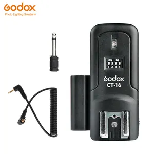 Godox CT-16 16 kanal kablosuz radyo flaş tetik alıcı stüdyo Speedlite flaş