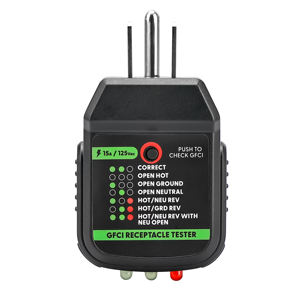 Probador de Receptáculos con Falla a Tierra y Analizador de Circuitos, para Cables de Extensión, Estándar y GFCI, y Más - Product Image 2