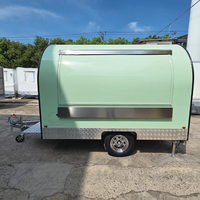 Remorque de glaces, camion de crème glacée, petit chariot de café, pâtisseries, desserts, limonade, camion de restauration rapide