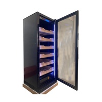 Réfrigérateur à cigares de luxe en bois de cèdre de grande capacité armoire à cigares en bois de cèdre