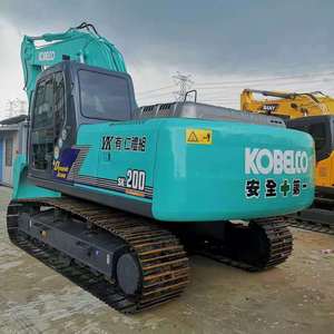Excavadora Kobelco Usada 200 SK200-6, Maquinaria de Construcción SK200-10, Equipo de Movimiento de Tierras sobre Orugas Mediano - Product Image 3
