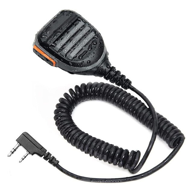 Portable Radio AR-780 PTT Remote Waterproof Shoulder Speaker Mic Handheld Microphone Fit UV-13 Walkie Talkie