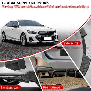 Nuevo Kit de Carrocería de Fibra de Carbono Seca Estilo MP para BMW Serie 5 G60 G68, Alerón Delantero y Trasero, Faldones Laterales - Product Image 4